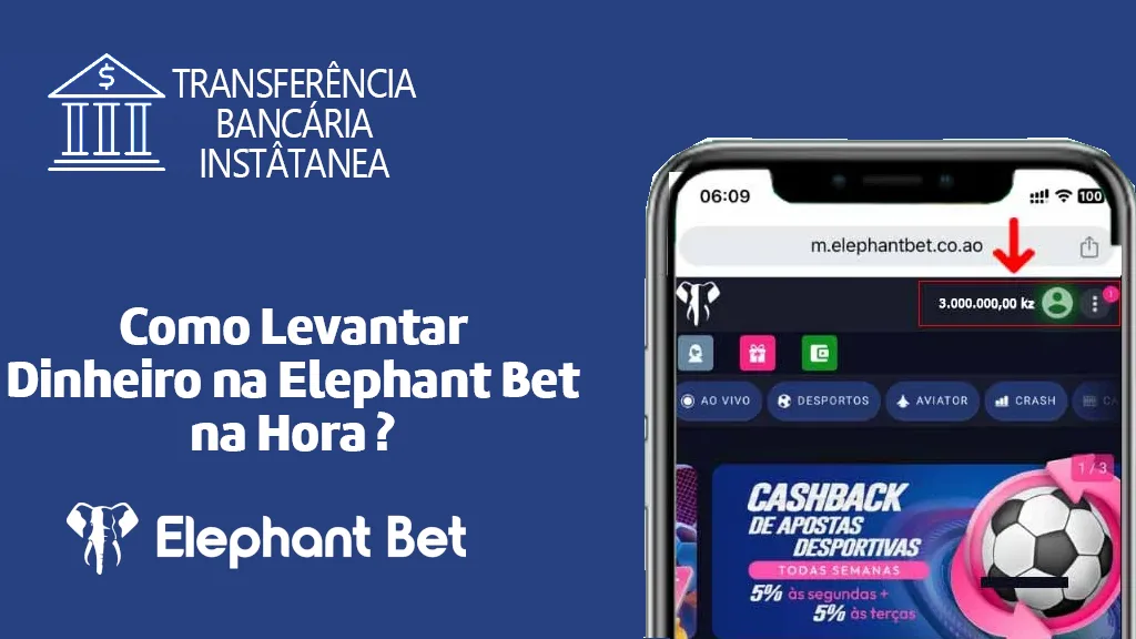 Como Levantar Dinheiro na Hora na Elephant Bet 