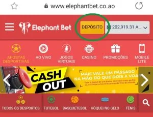 Como depositar na elephant bet